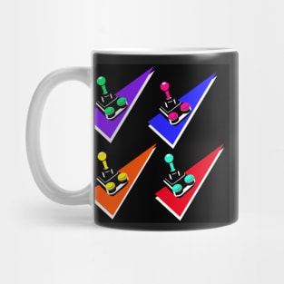 Retro Joystick Colorful 90s Fun Graphic Mug